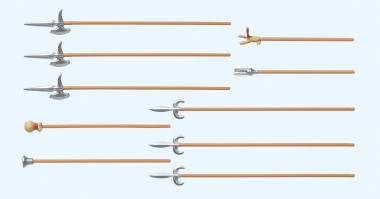 Preiser 52324 Waffenset Landsknechte 