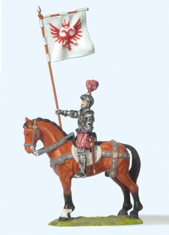 Preiser 52353 Herold zu Pferd, mit Banner 
