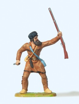 Preiser 54550 Trapper stehend, mit Gewehr 