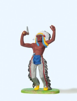 Preiser 54605 Indianer rückwärtsfallend, mit Tomahawk 