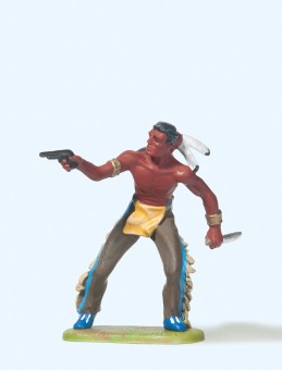 Preiser 54606 Indianer mit Revolver 