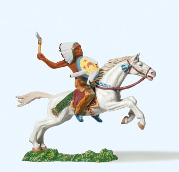 Preiser 54650 Häuptling reitend, mit Tomahawk 