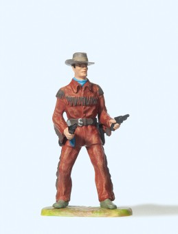 Preiser 54802 Cowboy stehend, mit 2 Revolvern 