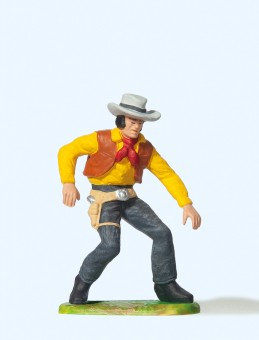 Preiser 54804 Cowboy, Revolver ziehend 