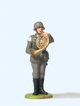 Preiser 56035 Musiker stehend, mit Waldhorn 