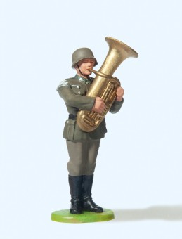 Preiser 56042 Musiker stehend, mit großem Baß 