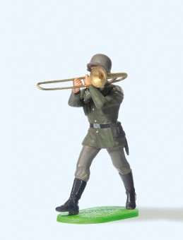 Preiser 56083 Musiker im Marsch, mit Posaune 