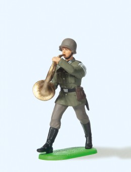 Preiser 56085 Musiker im Marsch, mit Waldhorn 