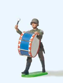 Preiser 56089 Musiker im Marsch, mit Pauke 