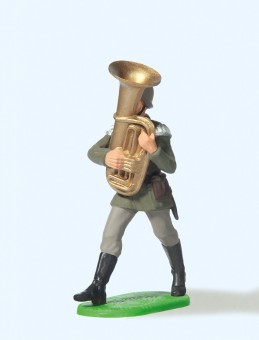 Preiser 56092 Musiker im Marsch, mit großem Baß 
