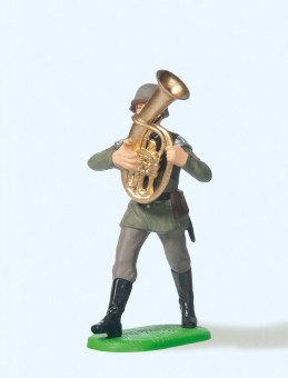 Preiser 56093 Musiker im Marsch, mit Tenorhorn 