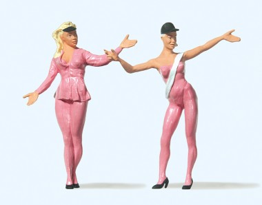 Preiser 57106 PR-Girls beim Autorennen 