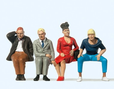 Preiser 63088 Sitzende Reisende 