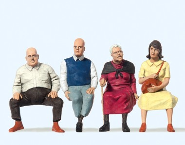 Preiser 63089 Sitzende Reisende 