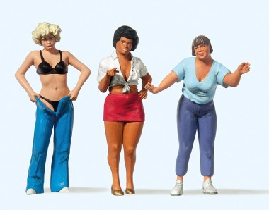 Preiser 63097 Frauen am Campingplatz 