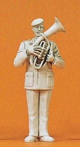 Preiser 64364 Bausatz: Musiker mit Tenorhorn 
