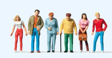 Preiser 65320 Stehende Passanten 