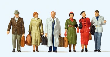 Preiser 65367 Stehende und gehende Reisende 