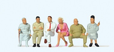 Preiser 65500 Sitzende Reisende 