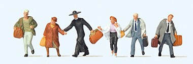 Preiser 73002 Laufende Reisende 