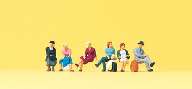 Preiser 75037 Sitzende Reisende 