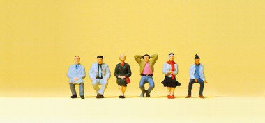 Preiser 75043 Sitzende Reisende 