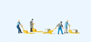 Preiser 79081 Güterbodenpersonal 