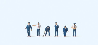 Preiser 79207 Japanisches Bahnpersonal 