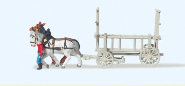 Preiser 79476 Leiterwagen 