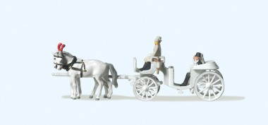 Preiser 79479 Hochzeitskutsche, offen 