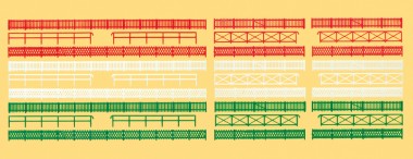 Preiser 79551 Zäune, 30 Stück. Bausatz 