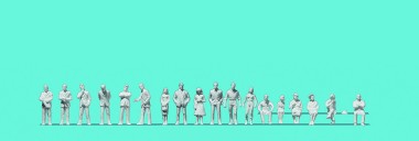 Preiser 80994 Passanten, Sitzende, Geschäftsleute 