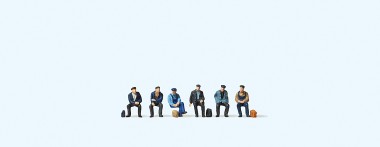 Preiser 88533 Sitzende Industrie- und Hafenarbeiter 