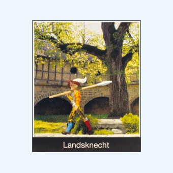 Preiser 99509 Landsknecht mit Hellebarde 
