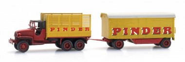 Artitec 316.086 Pinder Zirkuswagen + GMC 353 