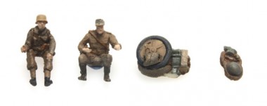 Artitec 387.253 WM Kettenkradbesatz. (2 Fig) + Bepackun 