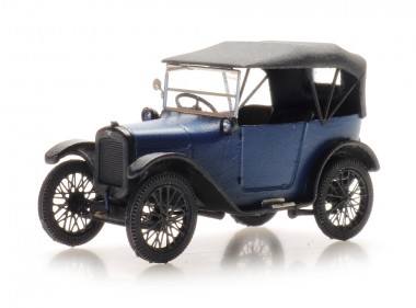 Artitec 387.515 Austin 7 Cabrio mit Verdeck blau 