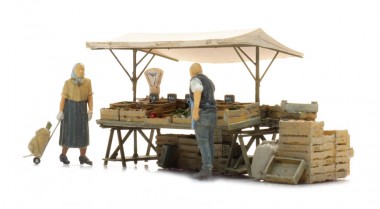 Artitec 387.717 Marktstand mit Gemüse 