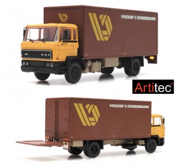 Artitec 487.052.04 DAF Kipp-Fahrerhaus Koffer-LKW, V&D bra 