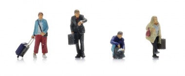 Artitec 5120014 Reisende am Bahnsteig (4x) 