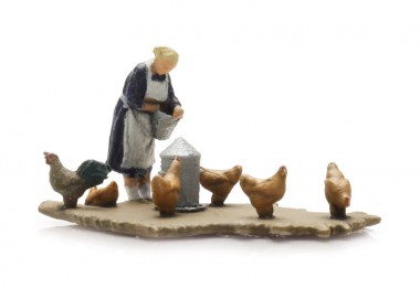 Artitec 5120015 Bäuerin mit Hühnern 