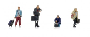 Artitec 5160033 Reisende am Bahnsteig (4x) 
