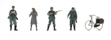 Artitec 5720007 WM Checkpoint + Frau auf dem Fahrrad 