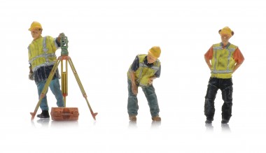 Artitec 5870038 Gleisarbeiter mit Theodolit ab 1990 (3x) 