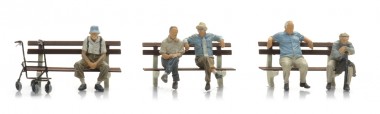 Artitec 5870174 Alte Knacker auf der Bank 