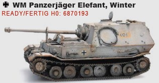 Artitec 6870193 WM Panzerjäger Elefant, Winter 
