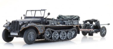 Artitec 6870489 Sd.Kfz.10 & PAK 38 grau Wehrwacht Winter 
