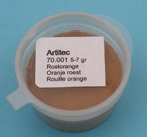Artitec 70.001 Pulver rostorange 