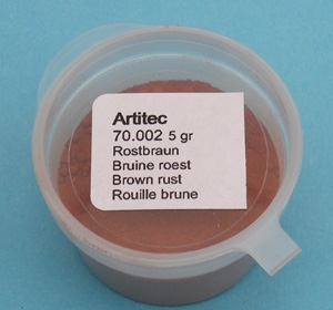Artitec 70.002 Pulver rostbraun 