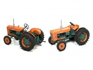 REE Modeles BA-009 Traktor Someca SOM40 orange/Räder grün 